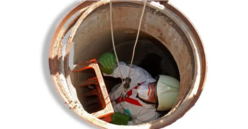 A worker within a Confined Space
