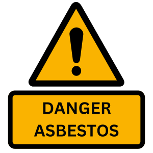 Screenshot of Asbestos mock test with multiple-choice health and safety questions