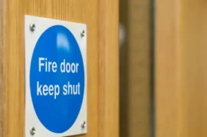 Two Construction Workers Safety Helmets