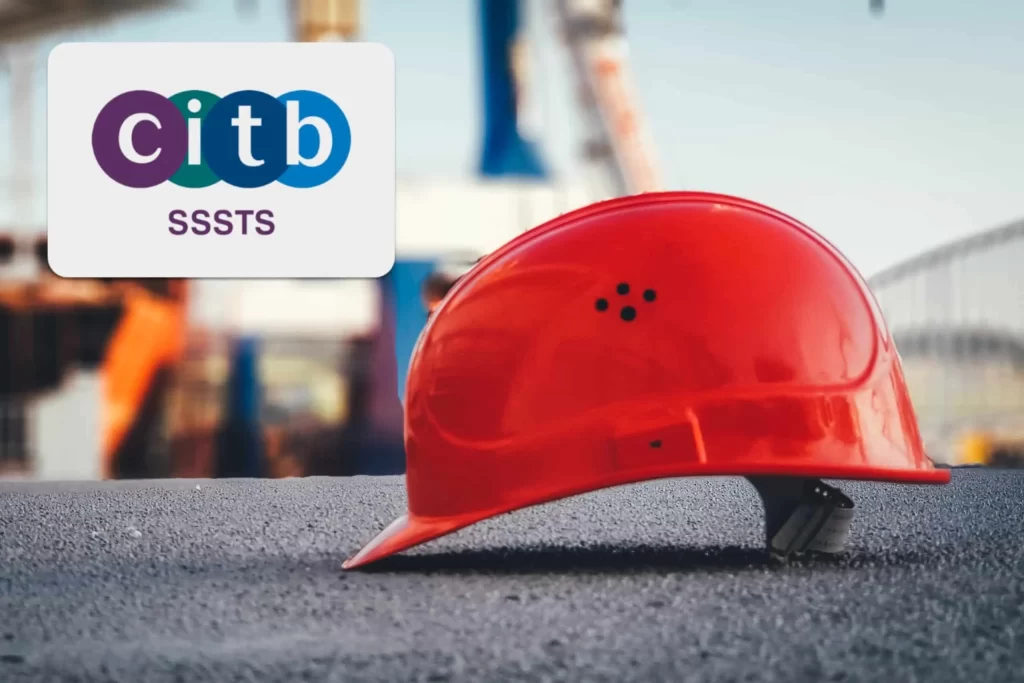 Two Construction Workers Safety Helmets