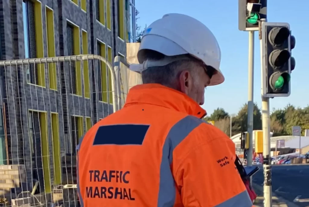 Asbestos warning tape to keepworkers and visitors away from it